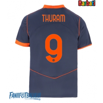 Inter Milan Marcus Thuram #9 Tricou Fotbal Replică 2025-26 Barbati Treilea